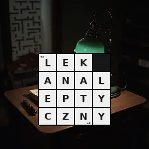 Rozwiązanie krzyżówki: analeptyk środek cucący lek pobudzający ośrodkowy układ nerwowy zwłaszcza ośrodek oddechowy i naczynioruchowy stosowany w stanach przemęczenia depresji - lek analeptyczny | hasła, synonimy i podpowiedzi Hasło krzyżówkowe analeptyk środek cucący lek pobudzający ośrodkowy układ nerwowy zwłaszcza ośrodek oddechowy i naczynioruchowy stosowany w stanach przemęczenia depresji - lek analeptyczny – rozwiązanie, synonimy, podpowiedzi i definicje krzyżówkowe